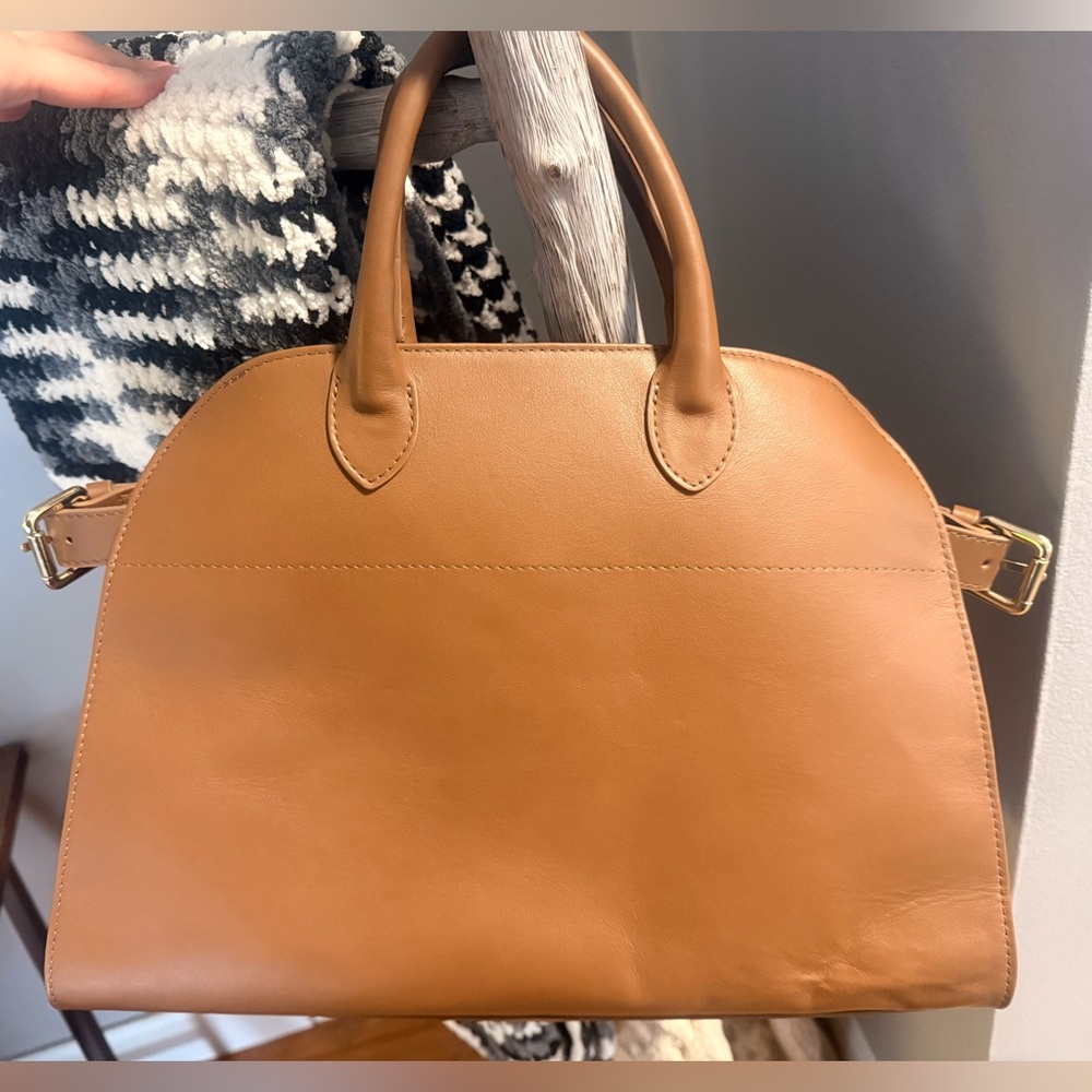 Anna Paola brown Italian leather handbag.